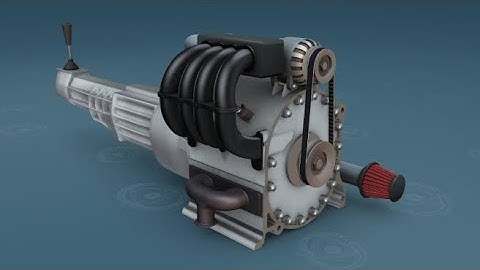 How does Wankel engine work, time of rotary engine with high efficiency#3d #3danimation #informative