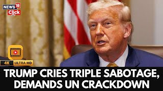Trump Alleges ‘Triple Sabotage’ At UN: Escalator Stops, Teleprompter Fails, Audio Glitches | 4K