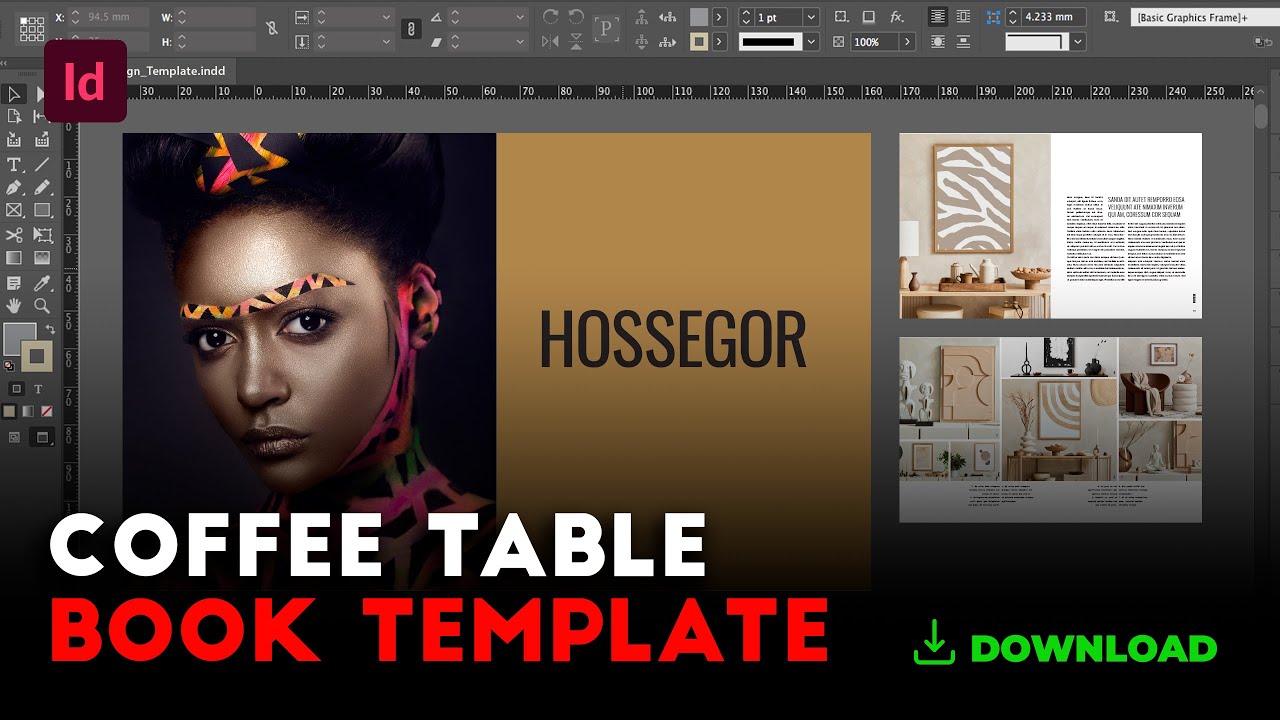 Coffee Table Book Template - StockInDesign