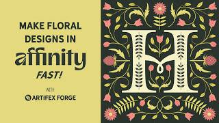 How to Make a Floral Design in Affinity 3| Flower Brushes & Styles Tutorial