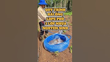 Quy Trình Rải Ống Ldpe Nhựa Nguyên Sinh phủ 3 lớp #bectuoiphun #congnghetuoi #ongldpe #hethongtuoi