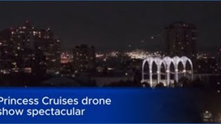 Alaska-themed drone show marks arrival of Star Princess in Seattle