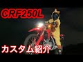 CRF250L カスタム紹介　#バイク #crf250l #モトブログ