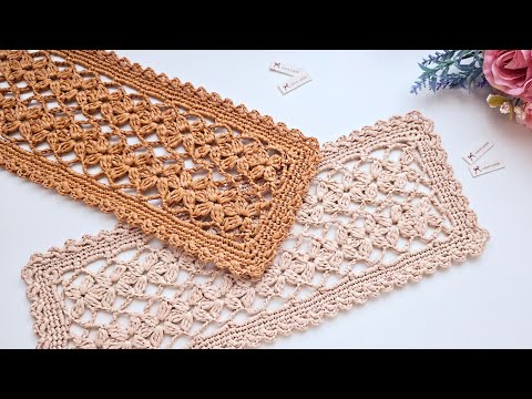 오래도록 아름답게 코바늘 테이블 러너(매트)  Crochet <strong>table</strong> runner