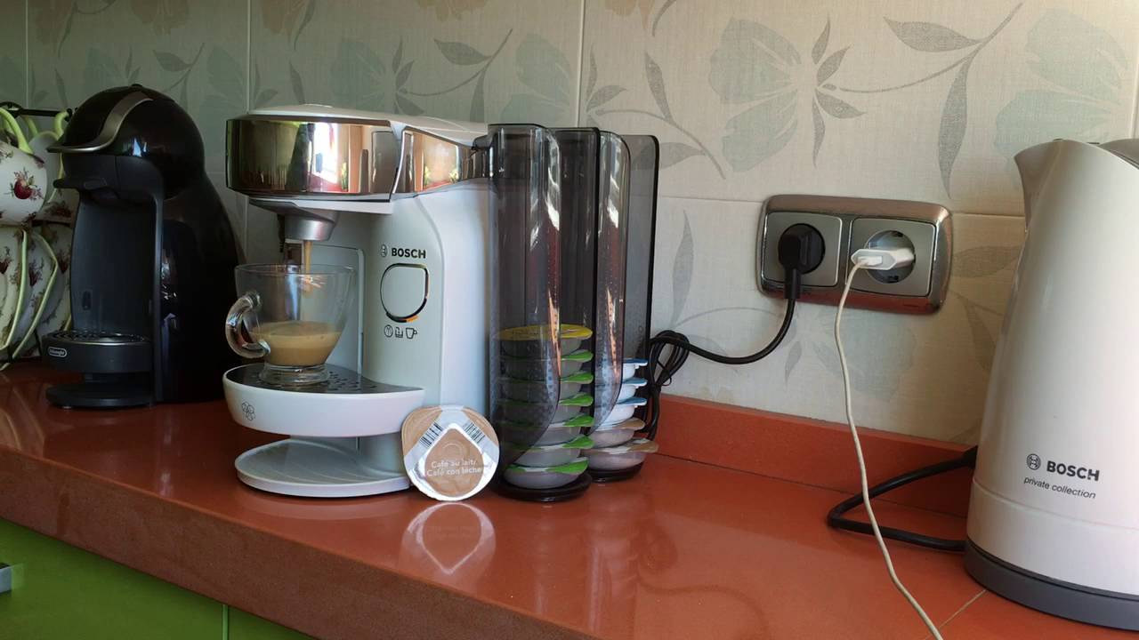 Prepara Cafe Con Leche En La Nueva Maquina Tassimo Caddy Youtube
