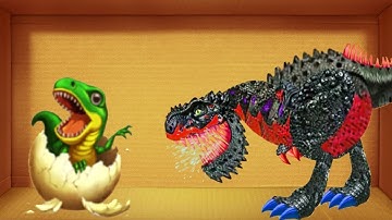 Dinosaurs T-rex vs Dino Eggs  | Kick The Buddy Gameplay Part 137