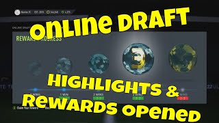 FUT 22 - Online Draft Highlights - 3 Win Rewards - Walkout Packed! xbox series X