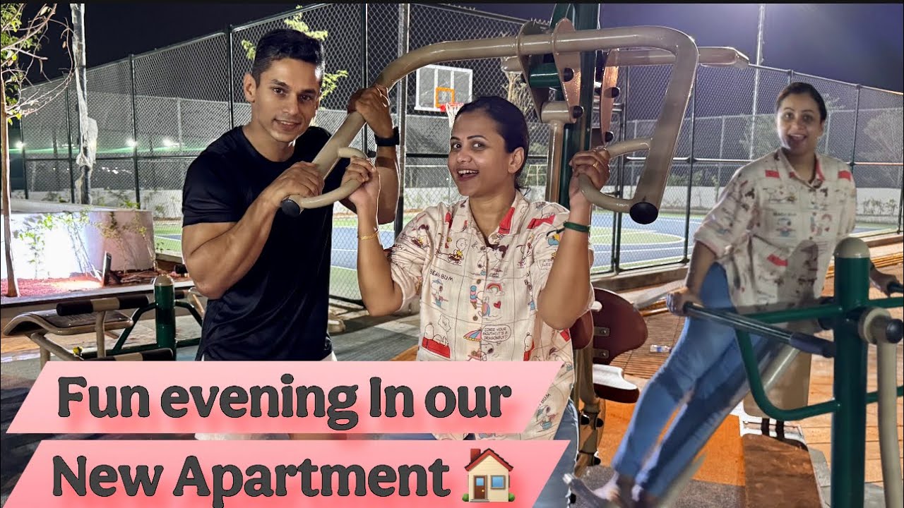 Fitness Starts in our New apartment 💪🤩 Alaparai with My தம்பி 🤩🐒 Hussain Manimegalai