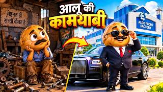 Ghareeb Aloo Kaise Bana Ameer 🥔💰 | Urdu Cartoon Story | Masti Toon Urdu