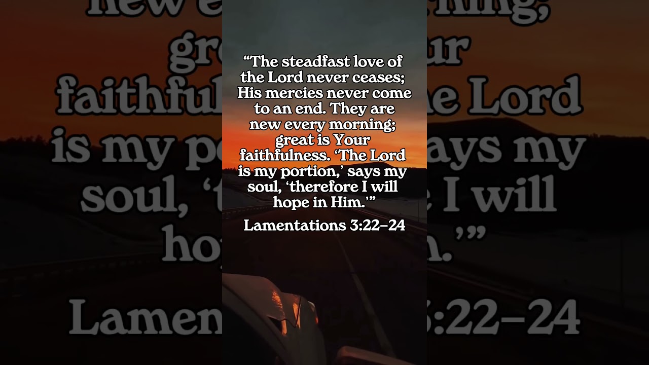 Lamentations 322–24