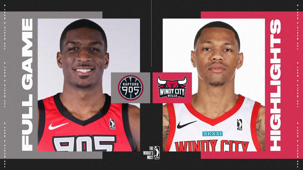 Windy City Bulls vs. Raptors 905 - Game Highlights - YouTube