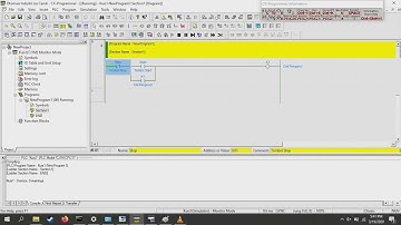 Simulasi Rangkaian Start-Stop dengan rangkaian pengunci menggunakan cx programmer