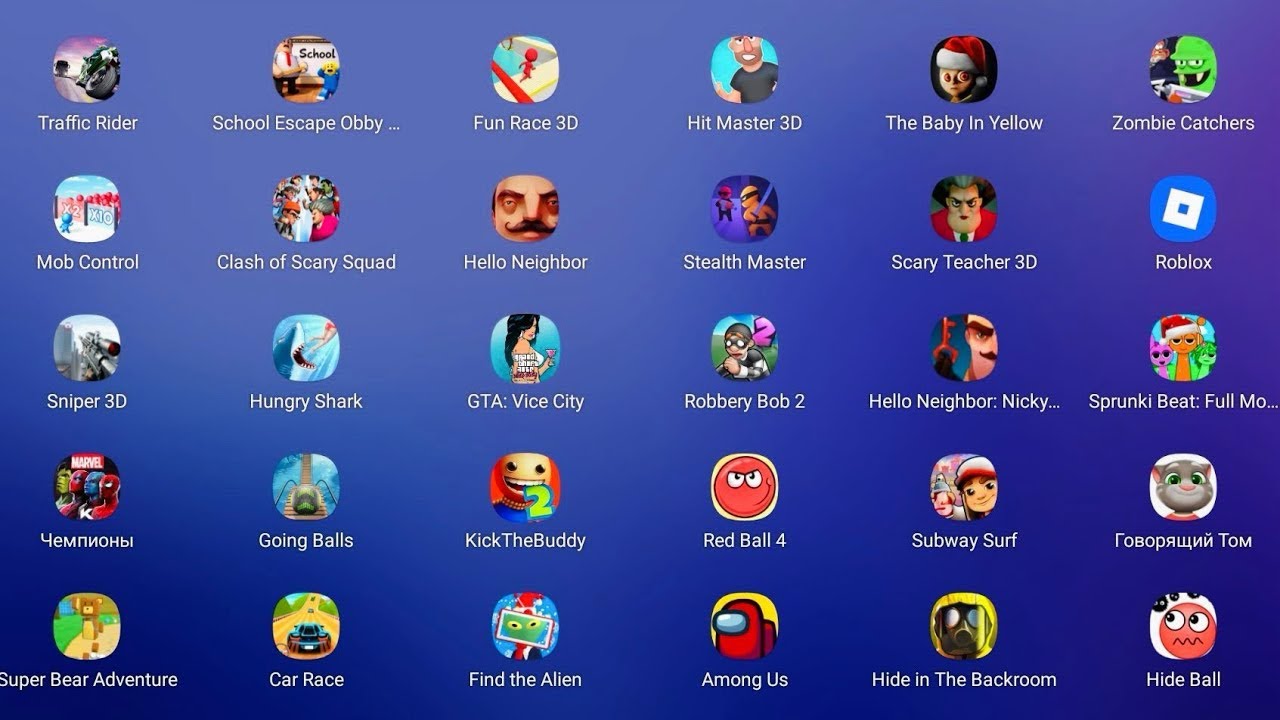 Traffic Rider,Find the Alien,Car Race,Sniper 3D,… GAMEPLAY 