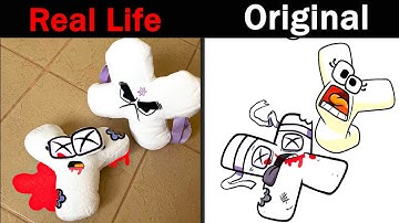 3D vs REAL LIFE | Alphabet Lore | Animation 3d vs Real life plush