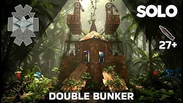 HOOT - A Simple, Easy and Cosy SOLO Double BUNKER Base | Refinery | Farm | Vendor | RUST 2025