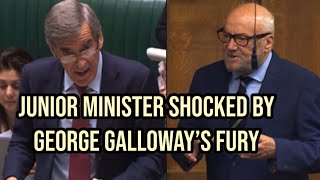 Furious George Galloway leaves junior minister speechless on Israel hypocrisy | janta Ka Reporter