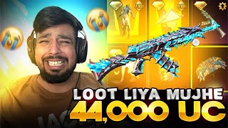 44,000 UC MIN NI MILE😭 |  NEW AKM GLACIAR CRATE OPENING😢