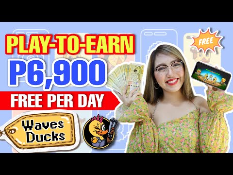 NEW FREE PLAY TO EARN GAME: P6,900 PER DAY | WALANG PUHUNAN!! PAYOUT AGAD WITH PROOF | WAVES DUCKS