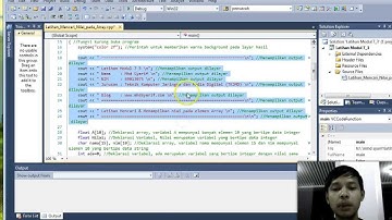 Video Modul 7_3 Belajar Pencarian Nilai pada Array menggunakan bahasa C++