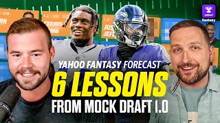 Fantasy MOCK Draft 1.0: 6 ESSENTIAL lessons from our standard 12-team, half PPR draft