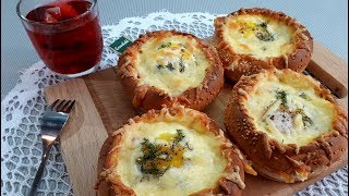 Вкусный Завтрак за 10 Минут / Что Приготовить на Завтрак / Булочки с Яйцом на Завтрак Вкусный Завтрак за 10 Минут / Что Приготовить на Завтрак / Булочки с Яйцом на Завтрак