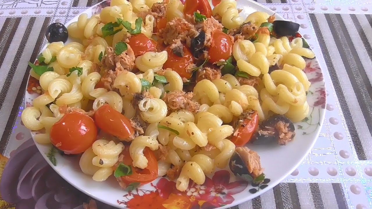Макароны с чери