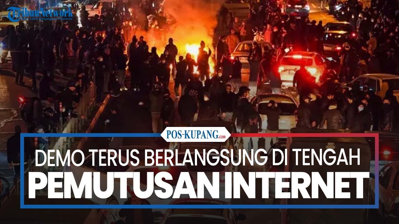 Demo Terus Berlangsung di Tengah Pemutusan Internet