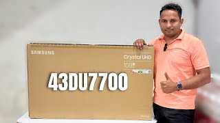 Samsung's New Launch 43 Inch Crystal 4K UHD Smart TV 2024 43DU7700 | Demo Details and Review