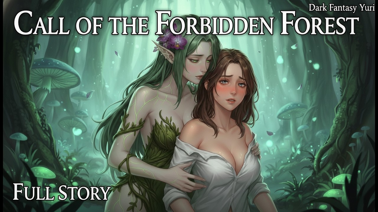 CALL OF THE FORBIDDEN FOREST | Full Story (Chapters 1–5) | Dark Fantasy Yuri Manga | YuriToon