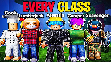 I Unlocked EVERY OP CLASS in 99 Nights in the Forest (Roblox)