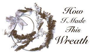 Winter inspired wreath | Non-Christmas related | Weeding Wreath
