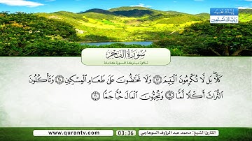 سورة الفجر | سورة البلد | بصوت القارئ الشيخ محمد عبد الرؤوف السوهاجي