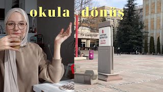 hacettepe üniversitesi'nde okula dönüş, yeni günlük programım, mutfakta geçirilen bolca zaman (vlog)