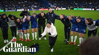 Sonia Bompastor reacts to Chelsea's sixth consecutive WSL title win