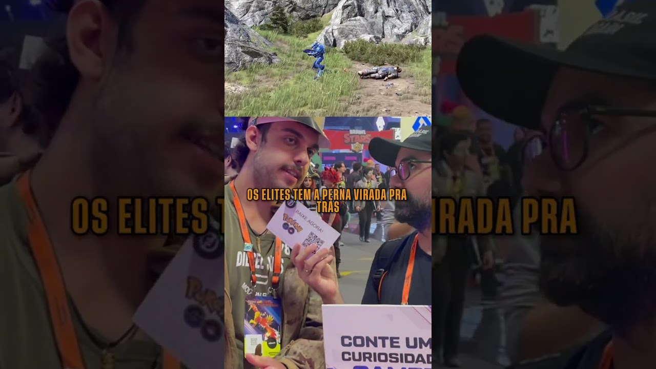 🎮👣 Curiosidade Gamer! Em Halo, os Elites têm a perna virada!😂🔥