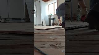 Just a short on laying down 23 32nd plywood 0 703 Sorry for the sniffling have a bad cold
