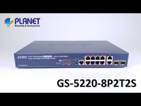 Planet L2+ Switch l GS-5220-8P2T2S l L2+ 스위치 PoE [플래닛 테크놀로지 코리아]