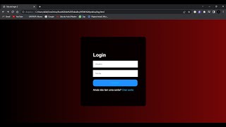 TELA DE LOGIN - HTML5 & CSS