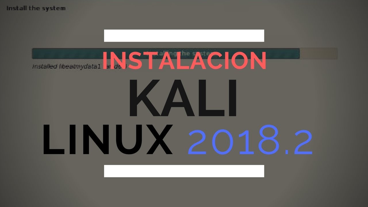 isopure Como Descargar e Instalar kali linux 2018.2 en VMware BIEN EXPLICADO
