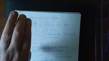 Surface integral in a vector field