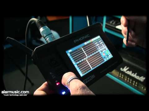 PHONIC PAA6 DEMO VIDEO: ANALIZZATORE AUDIO TOUCH S...