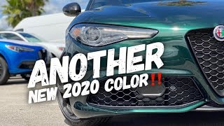 Verde Visconti! Another NEW 2020 Alfa Romeo Color Is HERE!