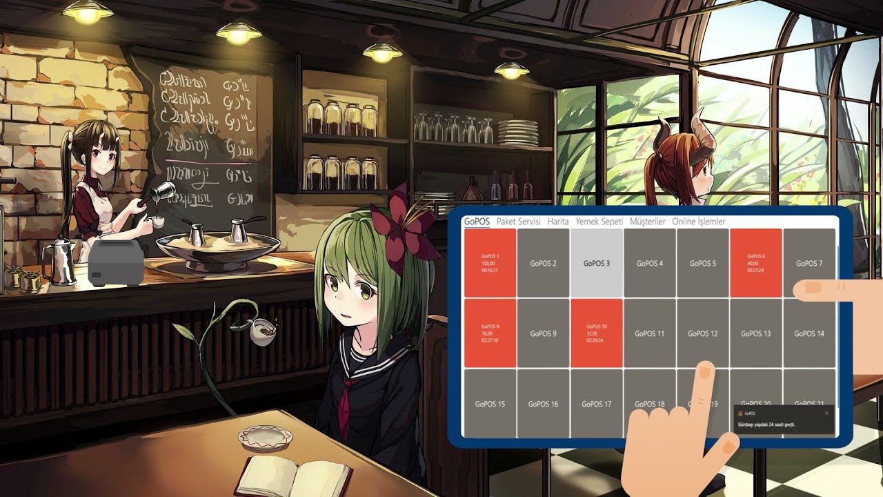 Cafe Restoran Tablet otomasyon programı