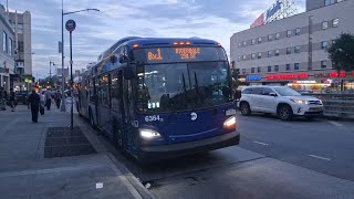 MTA Mabstoa: 2025-2027 New Flyer XD60 #6364 on the Bx1 Limited At Grand Concourse/East Fordham Road 