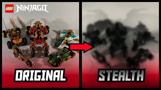 I made the Ninjago Crystalized Stealth Vehicles!