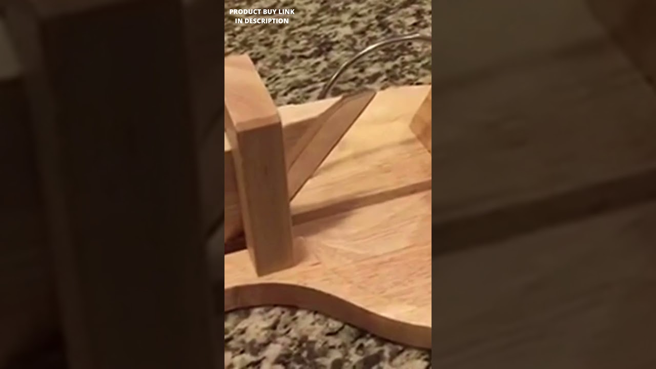 Salami Slicer - Wooden Cutter for Ham, Hard Cheese