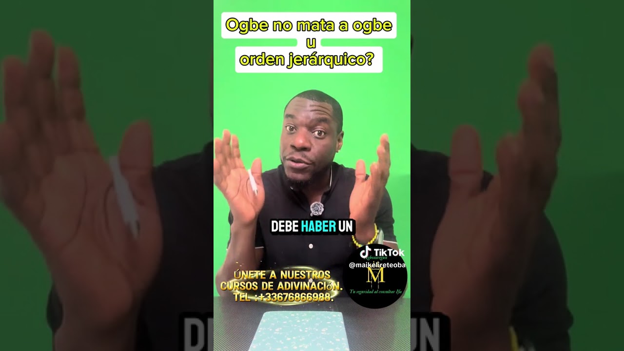 Ogbe no mata a ogbe u orden señorial?