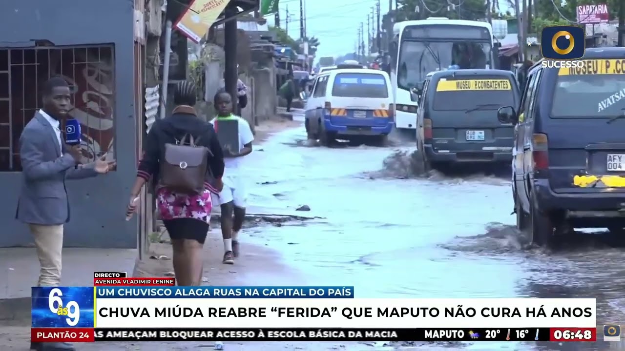 CHUVA MIÚDA REABRE “FERIDA” QUE MAPUTO NÃO CONSEGUE CURAR HÁ ANOS