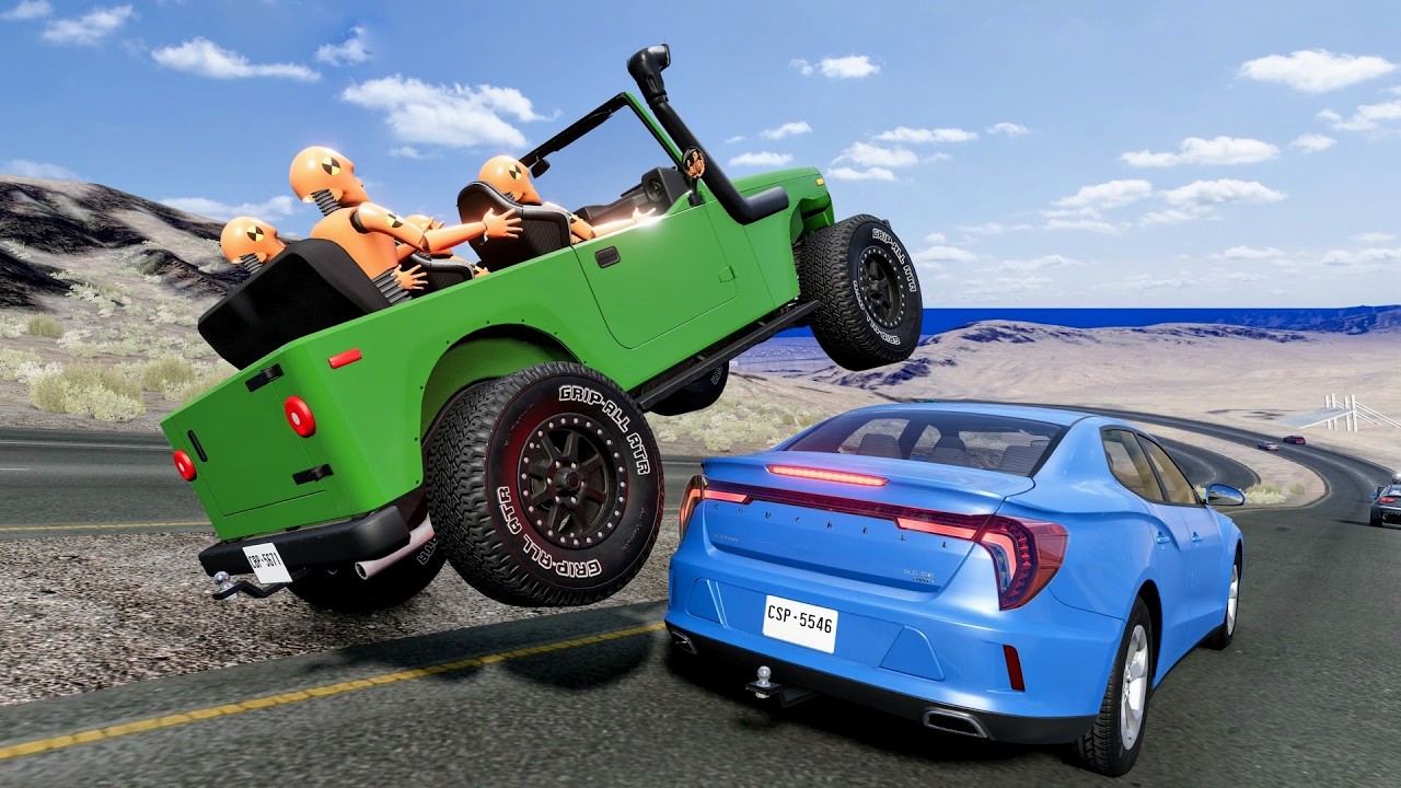 High Speed Traffic Car Crashes 