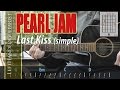 Pearl Jam - Last Kiss guitar lesson for beginners